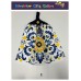 Crochet Top Hand Towel / Tea Towel - Yellow and Blue Mosaics B Crochet Top Hand Towel / Tea Towel - Yellow and Blue Mosaics B